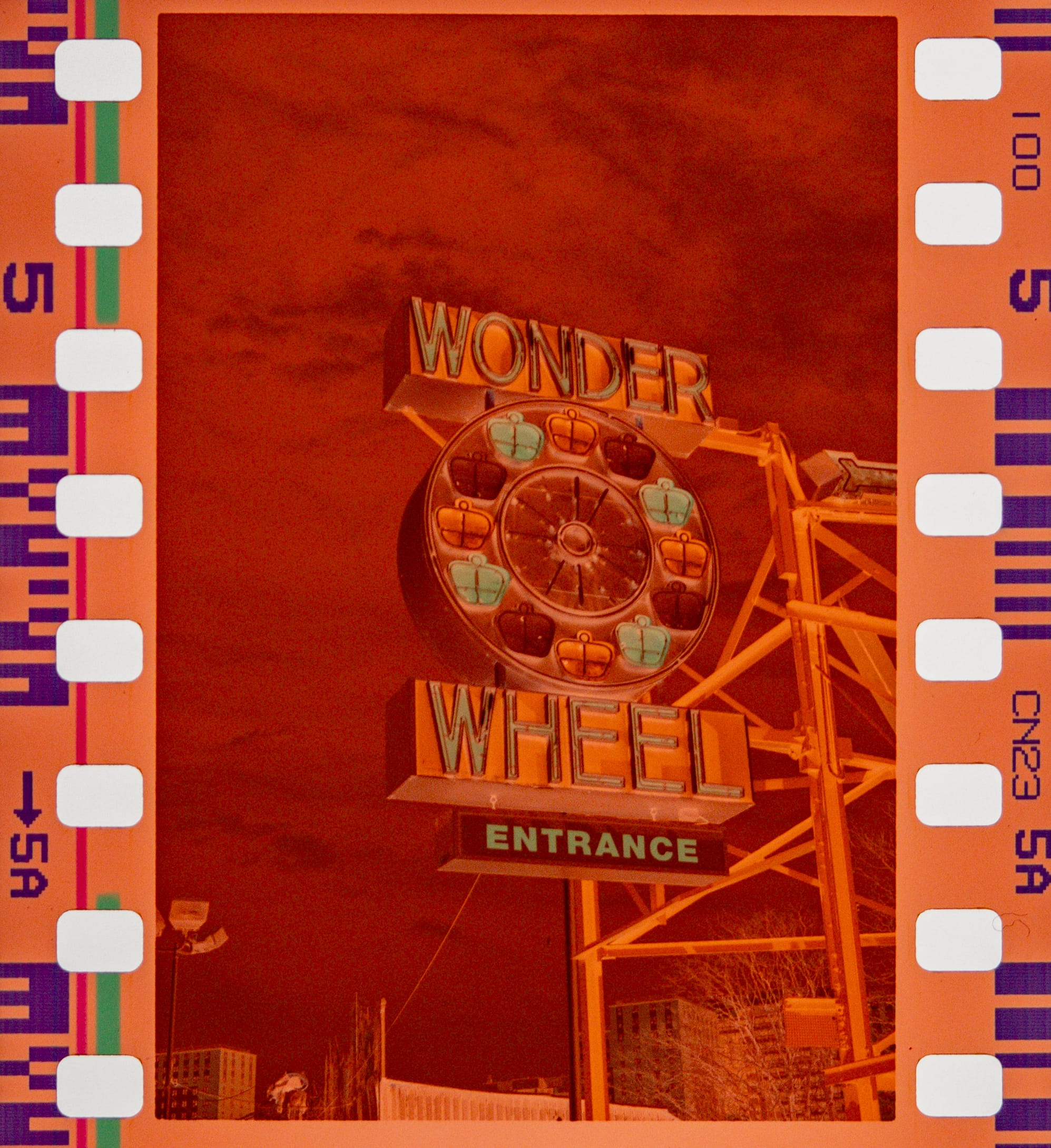 Coney Island, Brooklyn on Fujicolor Industrial 100