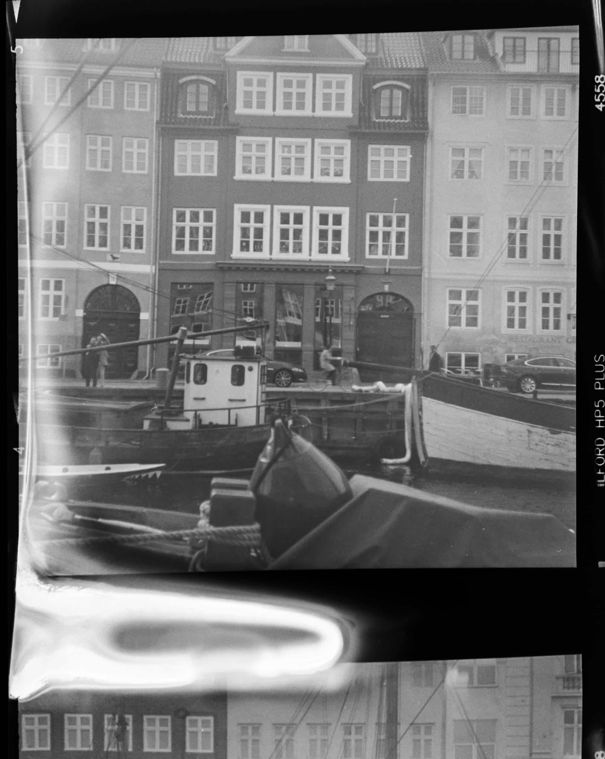 Analogue photos of Copenhagen taken on expired Ilford HP5 Plus 120 film with the Ensign Ful-Vue camera