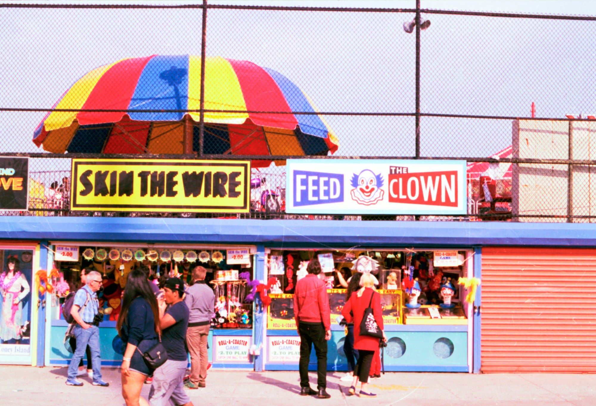Coney Island, Brooklyn on Fujicolor Industrial 100
