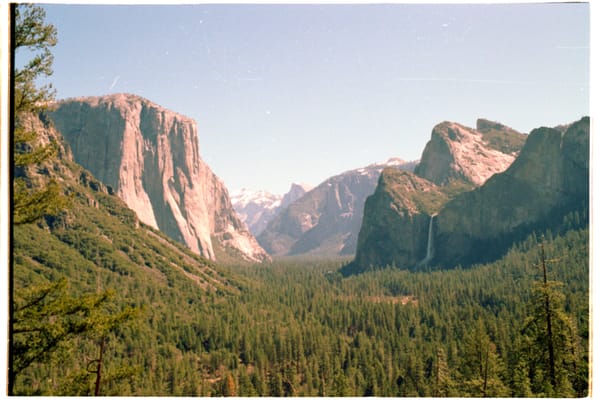Yosemite Valley on Pro Image 100 35mm film