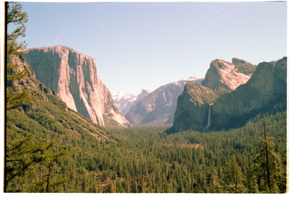 Yosemite Valley on Pro Image 100 35mm film